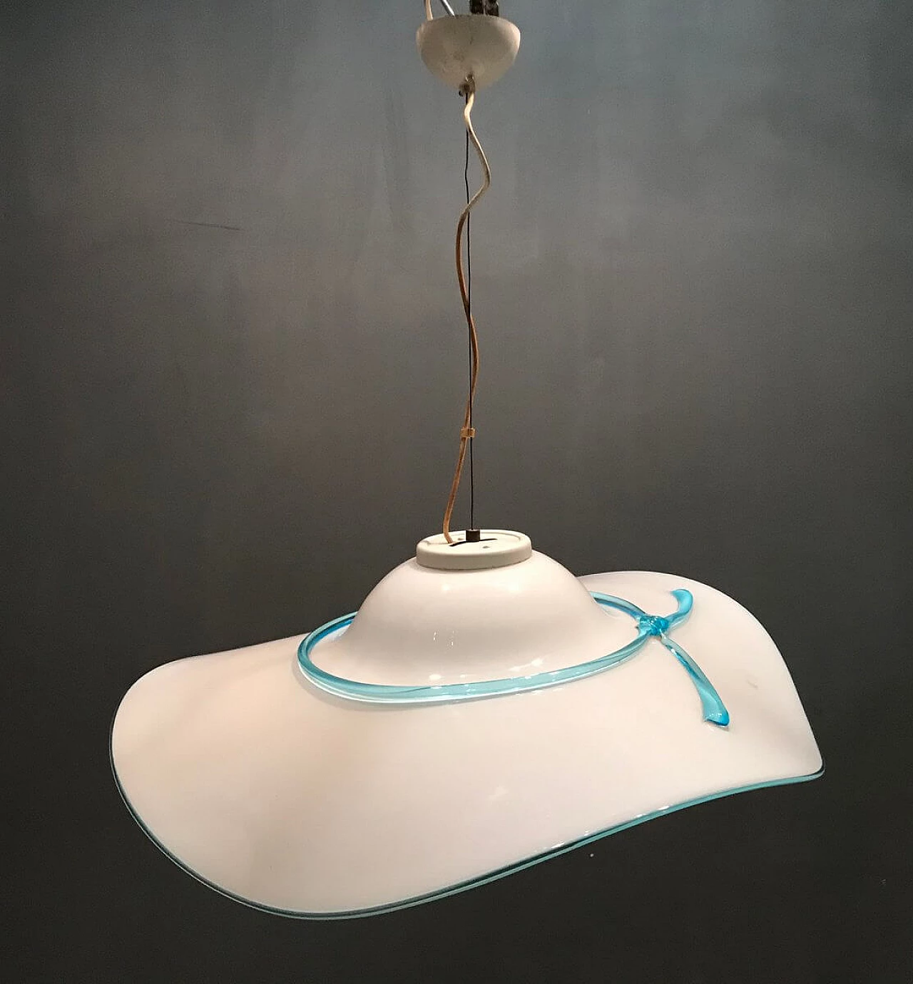 Suspension lamp in Murano glass, 50s 1196587