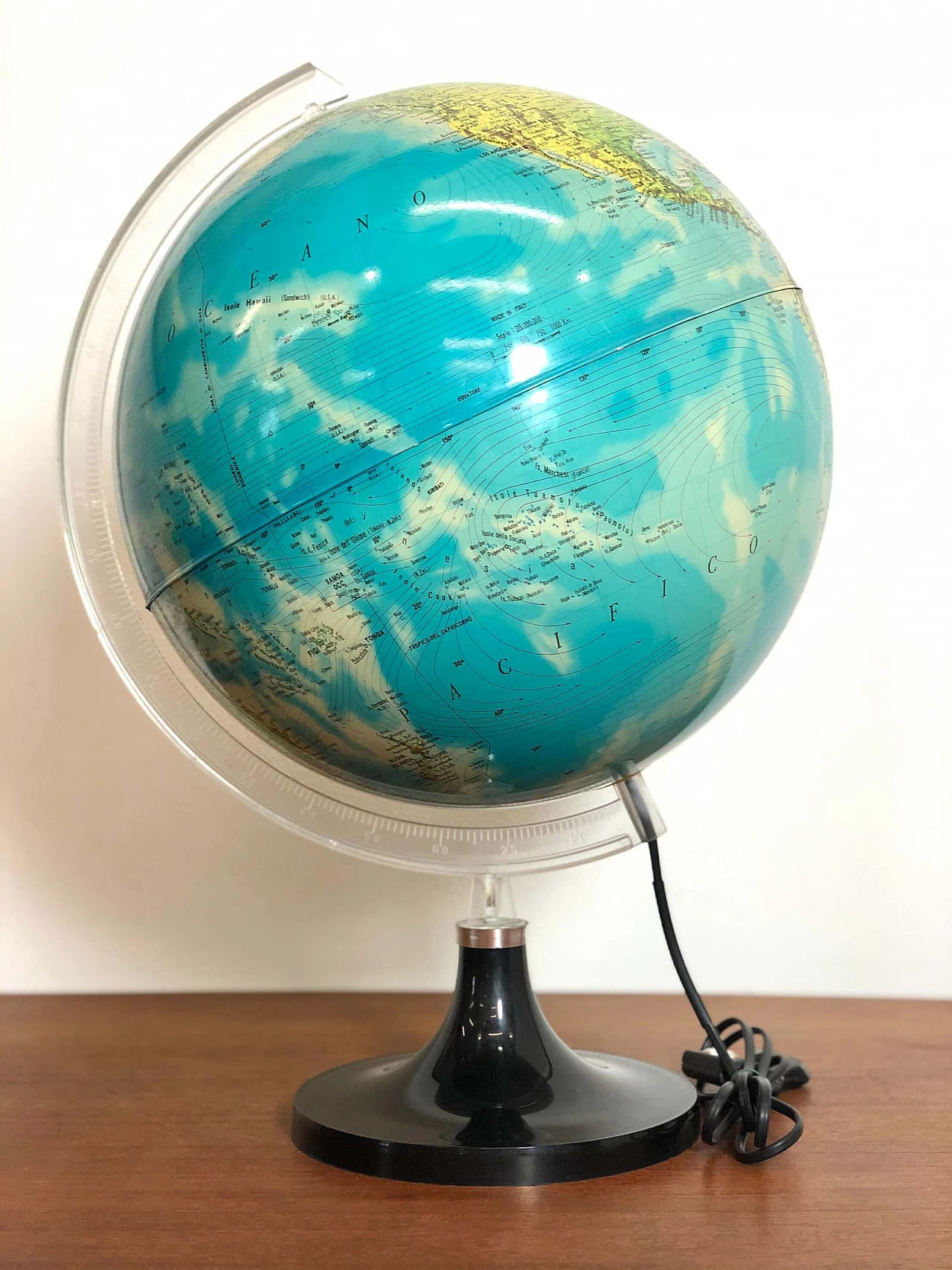 Luminous globe by Rico Firenze, 1970s 1196724