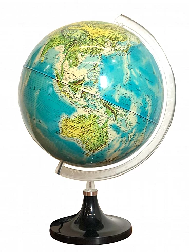 Luminous globe by Rico Firenze, 1970s