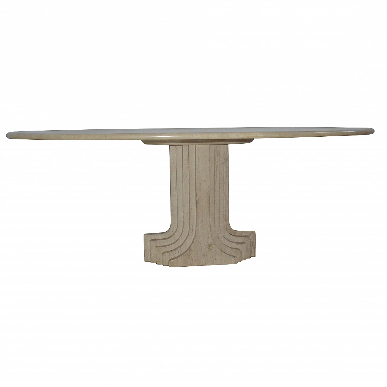 Argo travertine table by Carlo Scarpa for Simon Gavina, 1970s 1197157