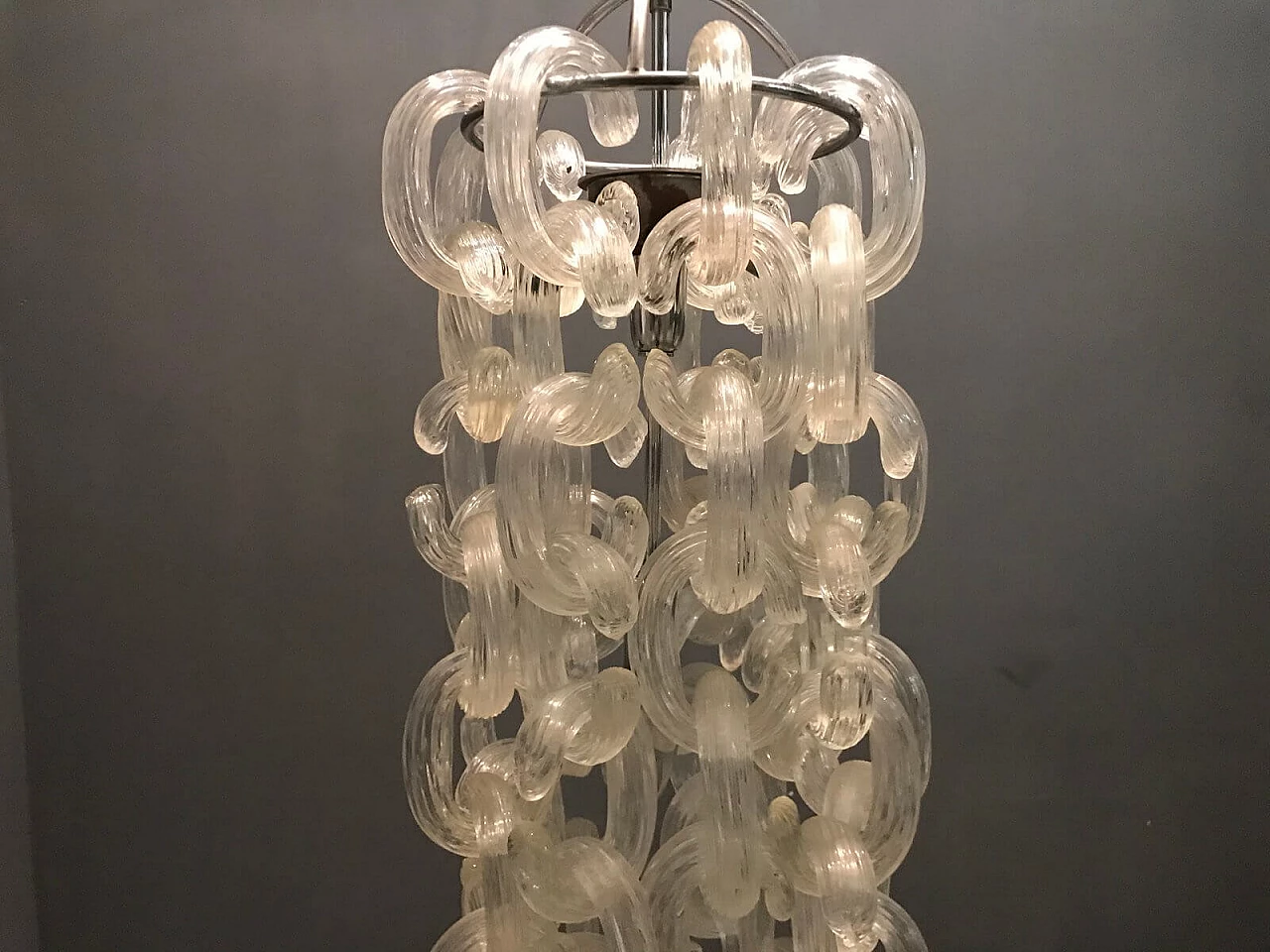 Murano glass chandelier by Carlo Nason for Murano, 1970s 1197183