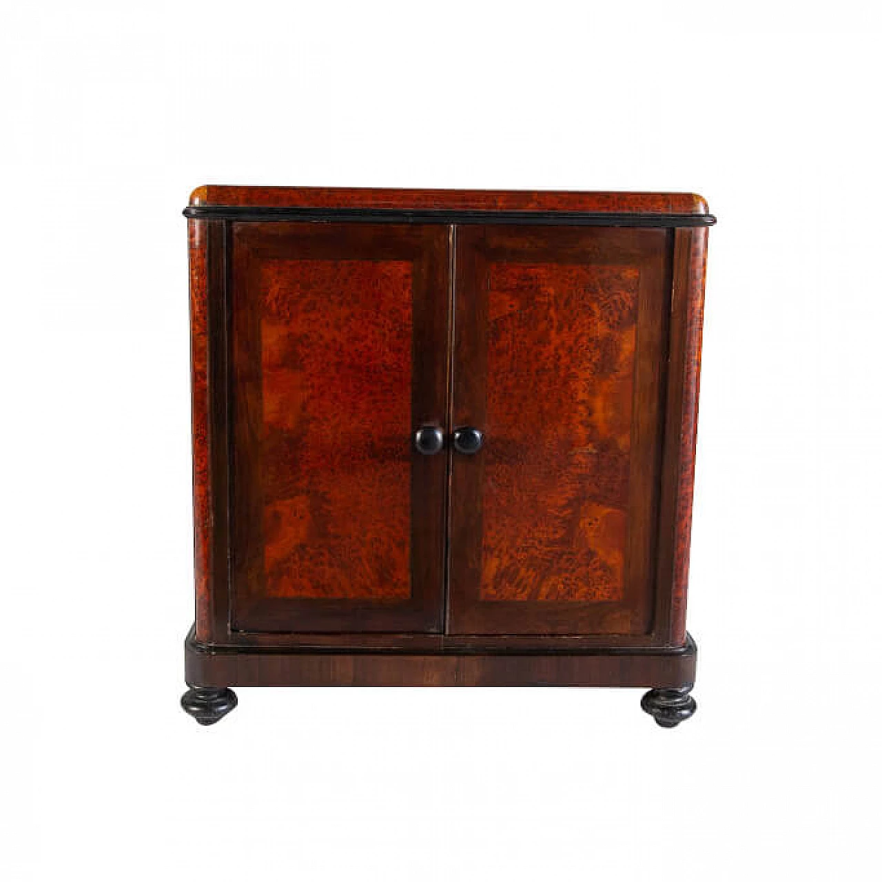 Piccola credenza in palissandro e radica, inizio '900 1197262