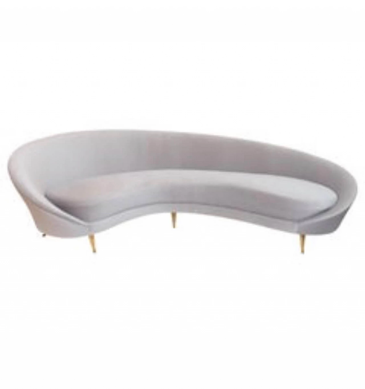 Curved sofa by Ico Parisi, 50s 1197279