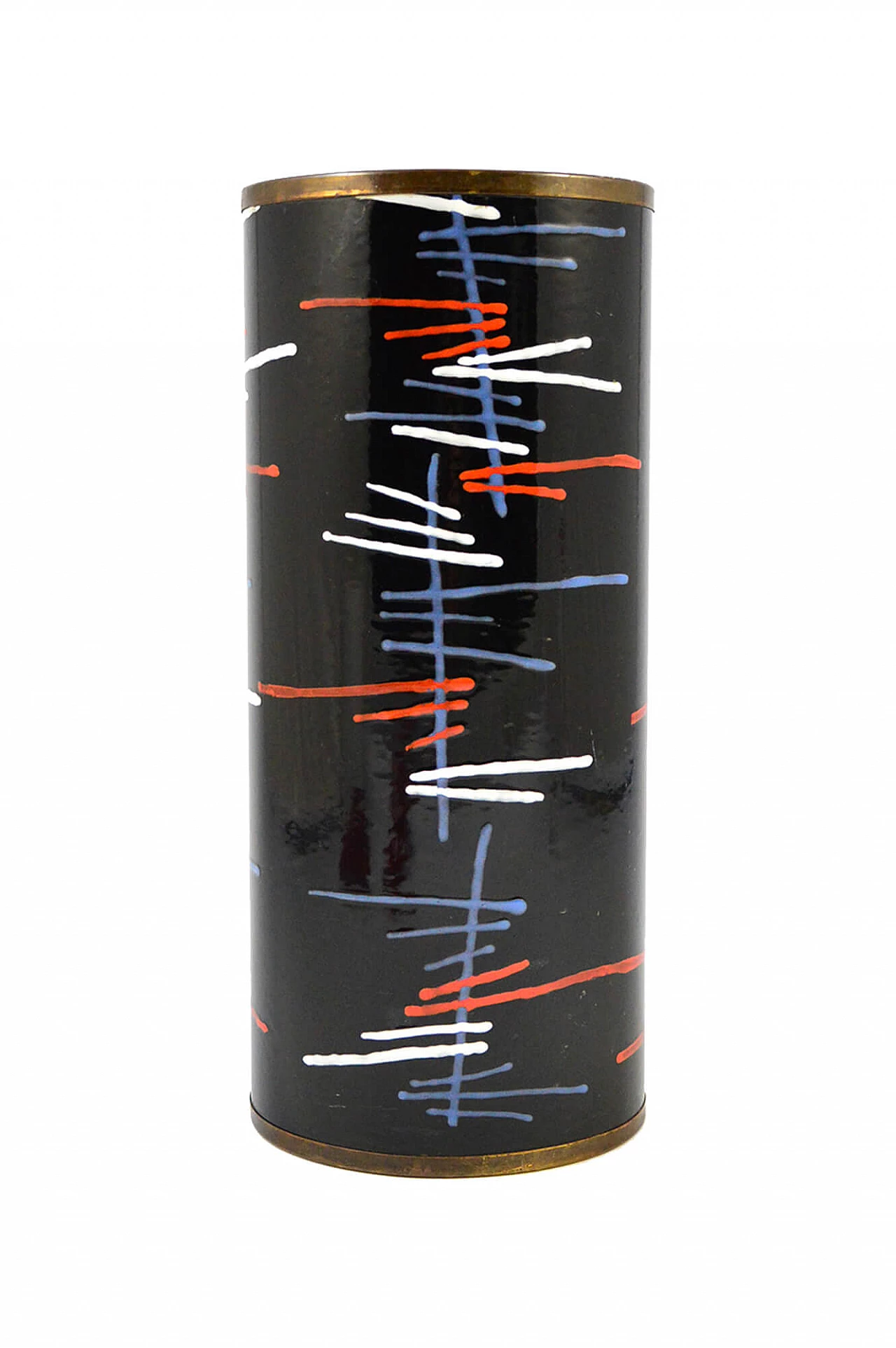 Enameled metal umbrella stand by SIVA Poggibonsi, 50s 1197387