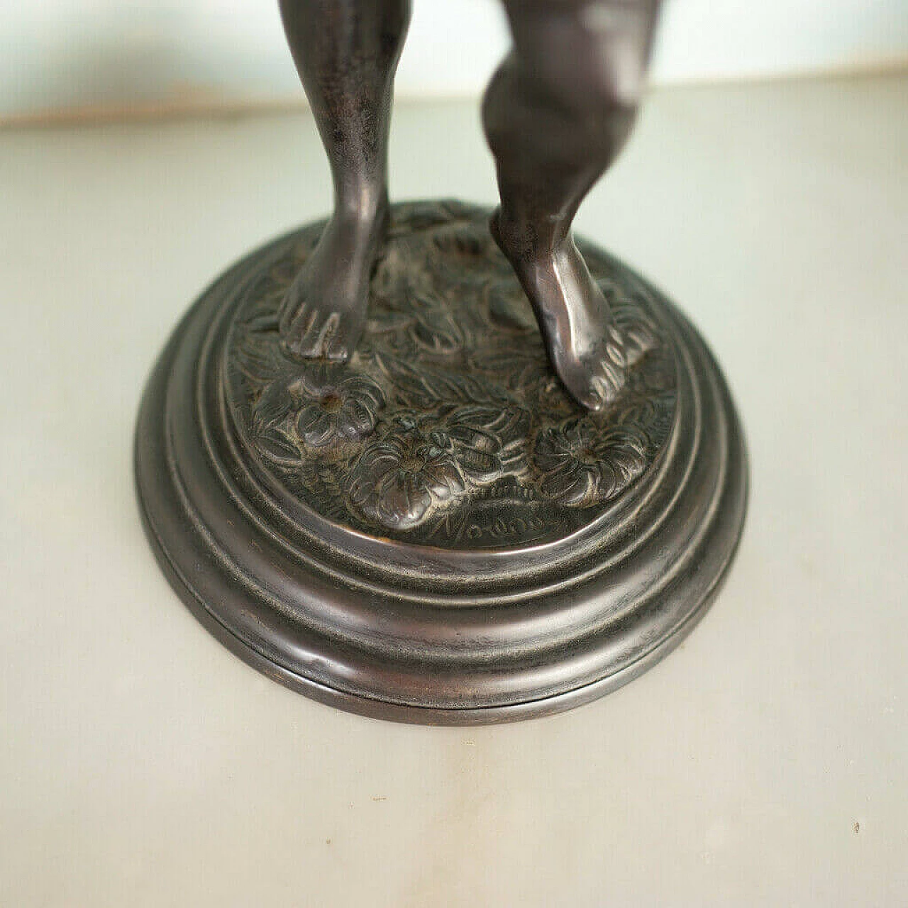 Bronze statue of fisherman, 10s 1197755