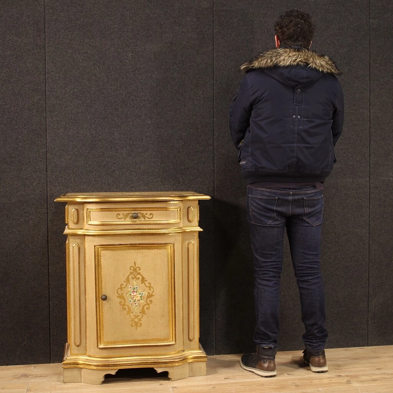 Credenza laccata e dipinta del XX secolo, anni '60 1197787