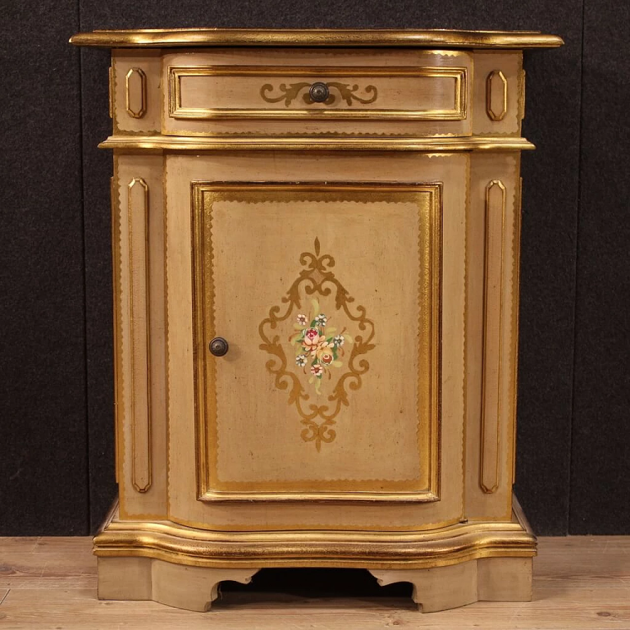 Credenza laccata e dipinta del XX secolo, anni '60 1197789