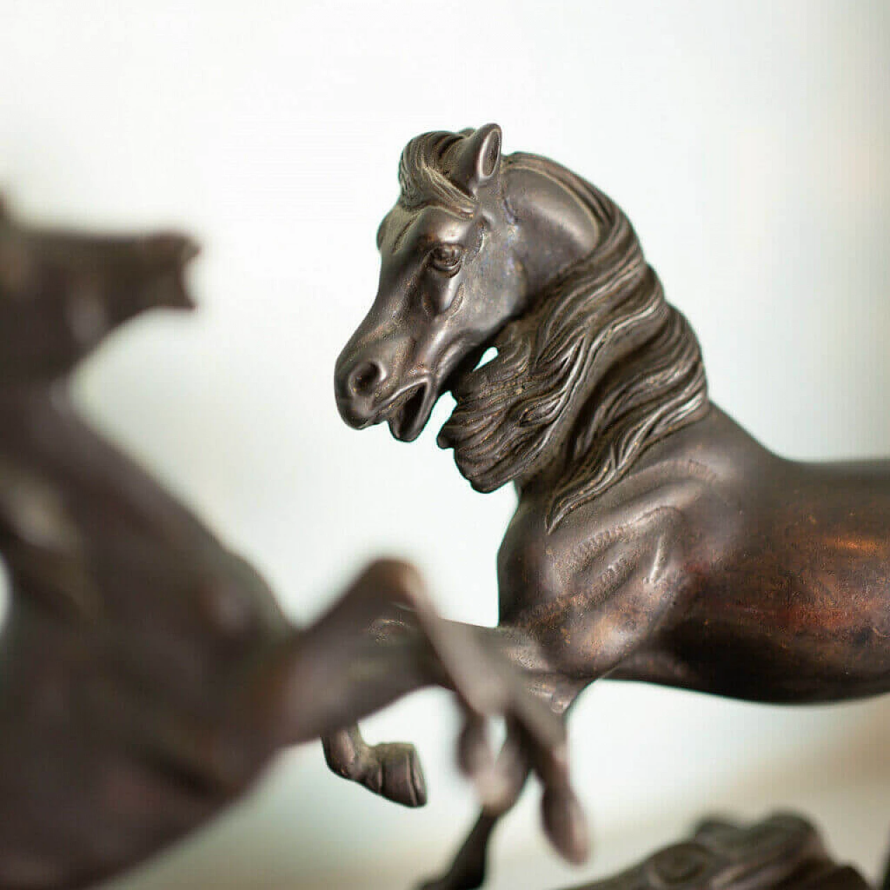 Bronze statue of rampant horses, 19th century 1197809