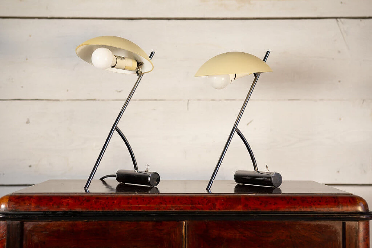 Pair of table lamps Girasole by De Majo, 2000 1197886