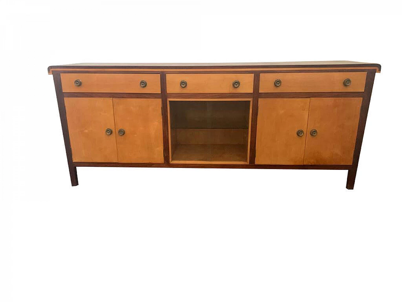 Art Deco maple and elm sideboard, 1940s 1197891