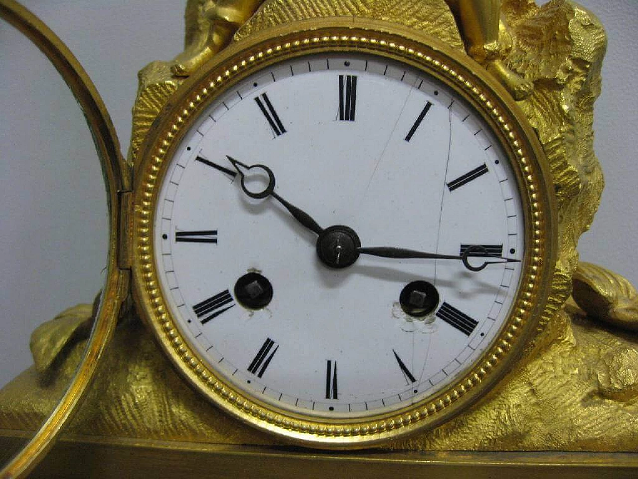 French mercury gilt bronze table clock, mid 19th century 1197899