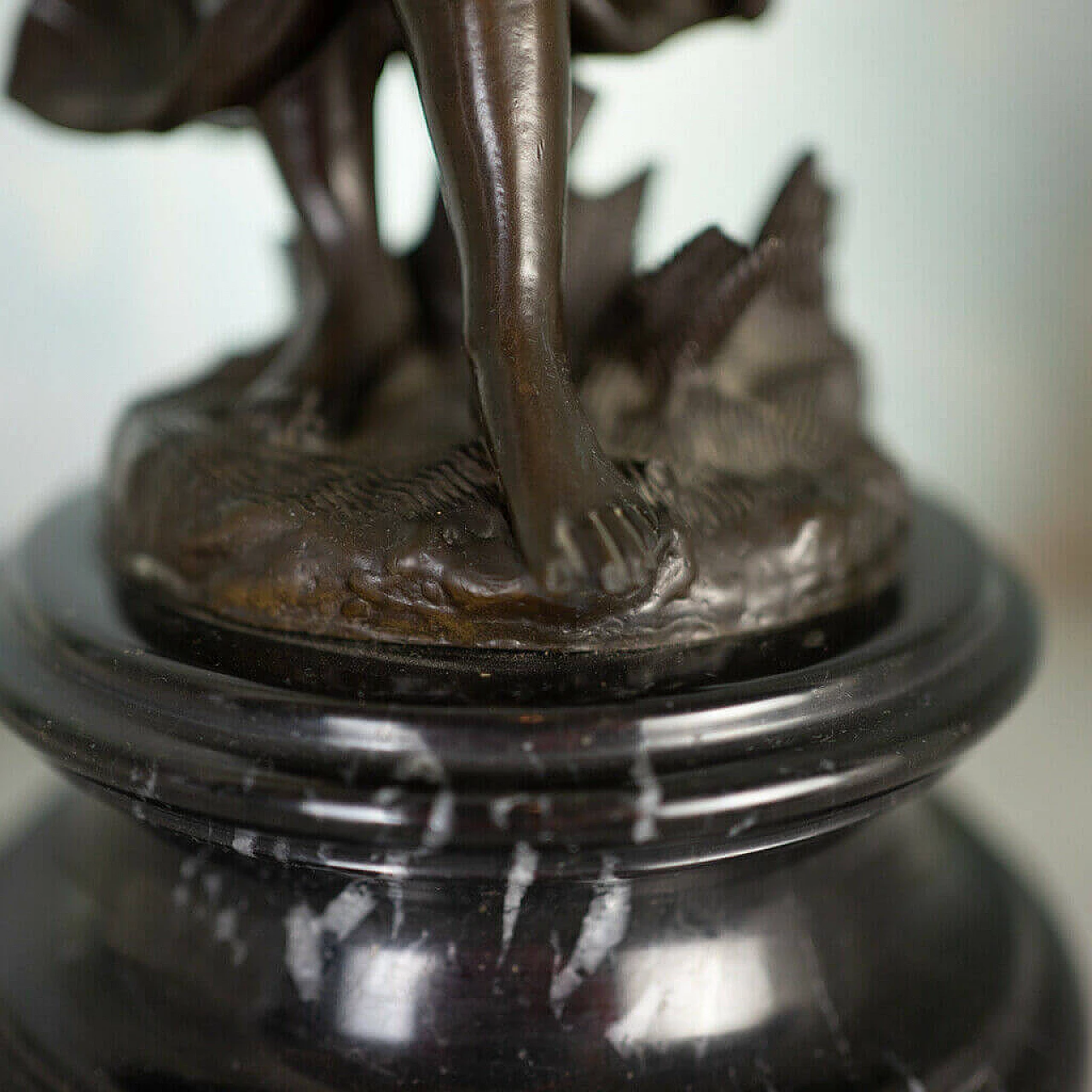 Statua in bronzo di fioraia, '800 1198388
