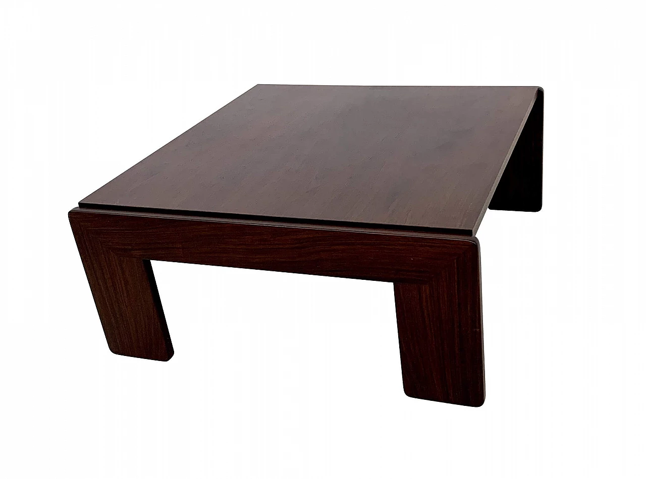 Coffee table in rosewood by Afra & Tobia Scarpa for Gavina, 60s 1198532
