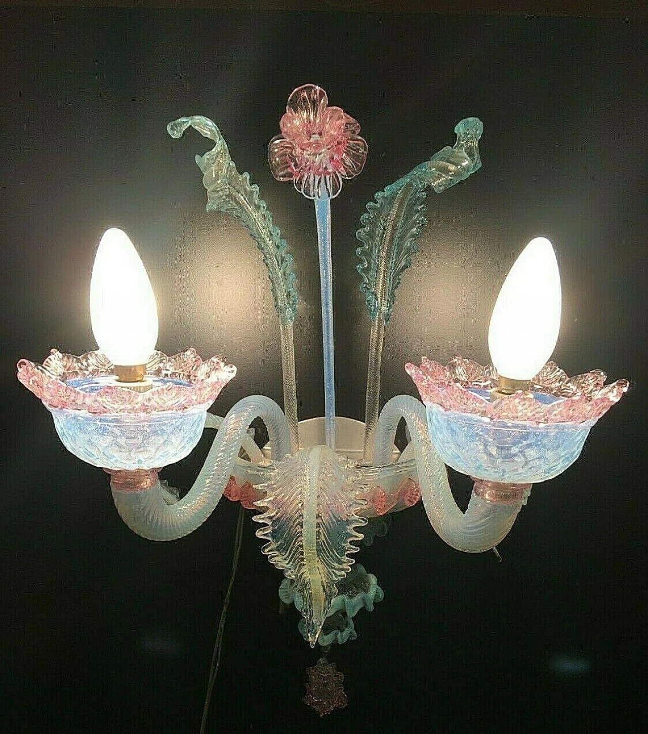 Applique in vetro di Murano di Cesare e Toso, anni '60 1198670