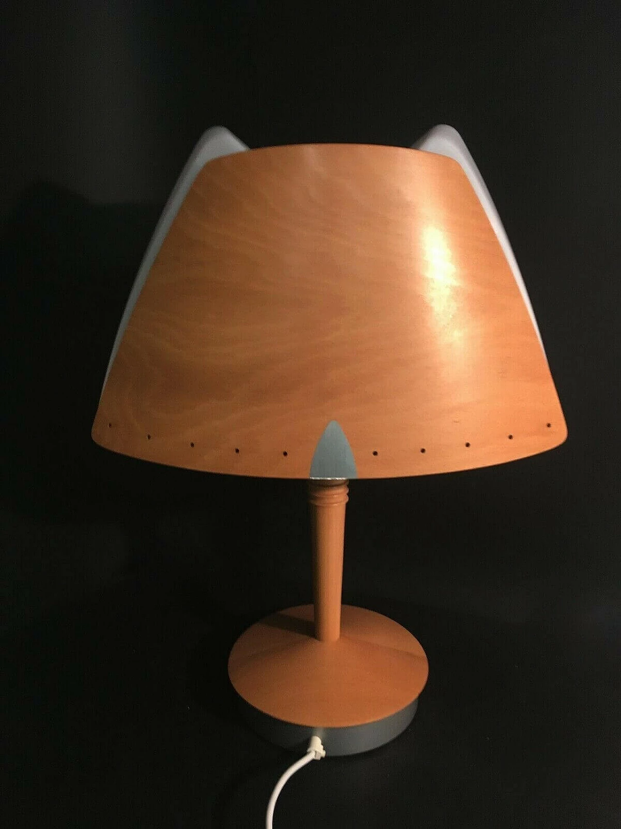 Wooden table lamp by Lucid, 90s 1198672