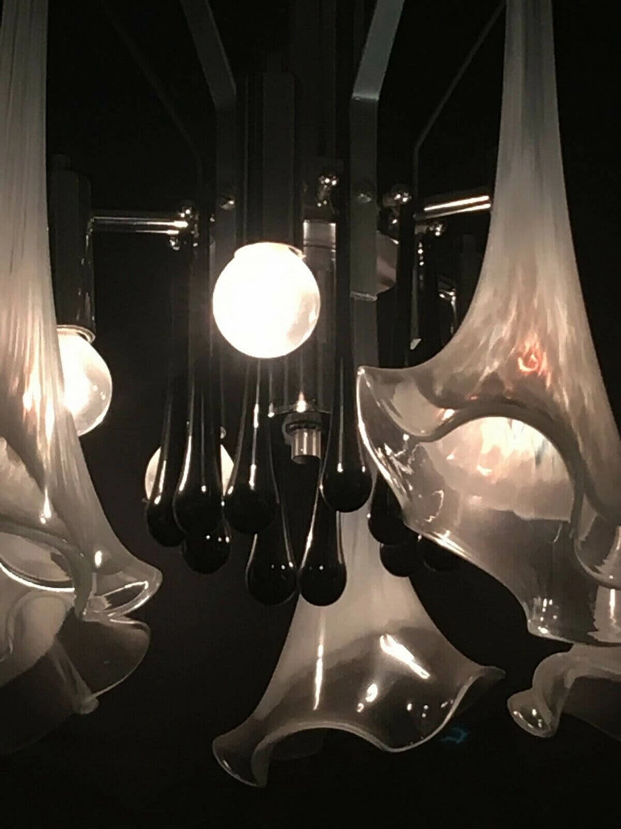 Lampadario in vetro di Murano di La Murrina, anni '80 1198733