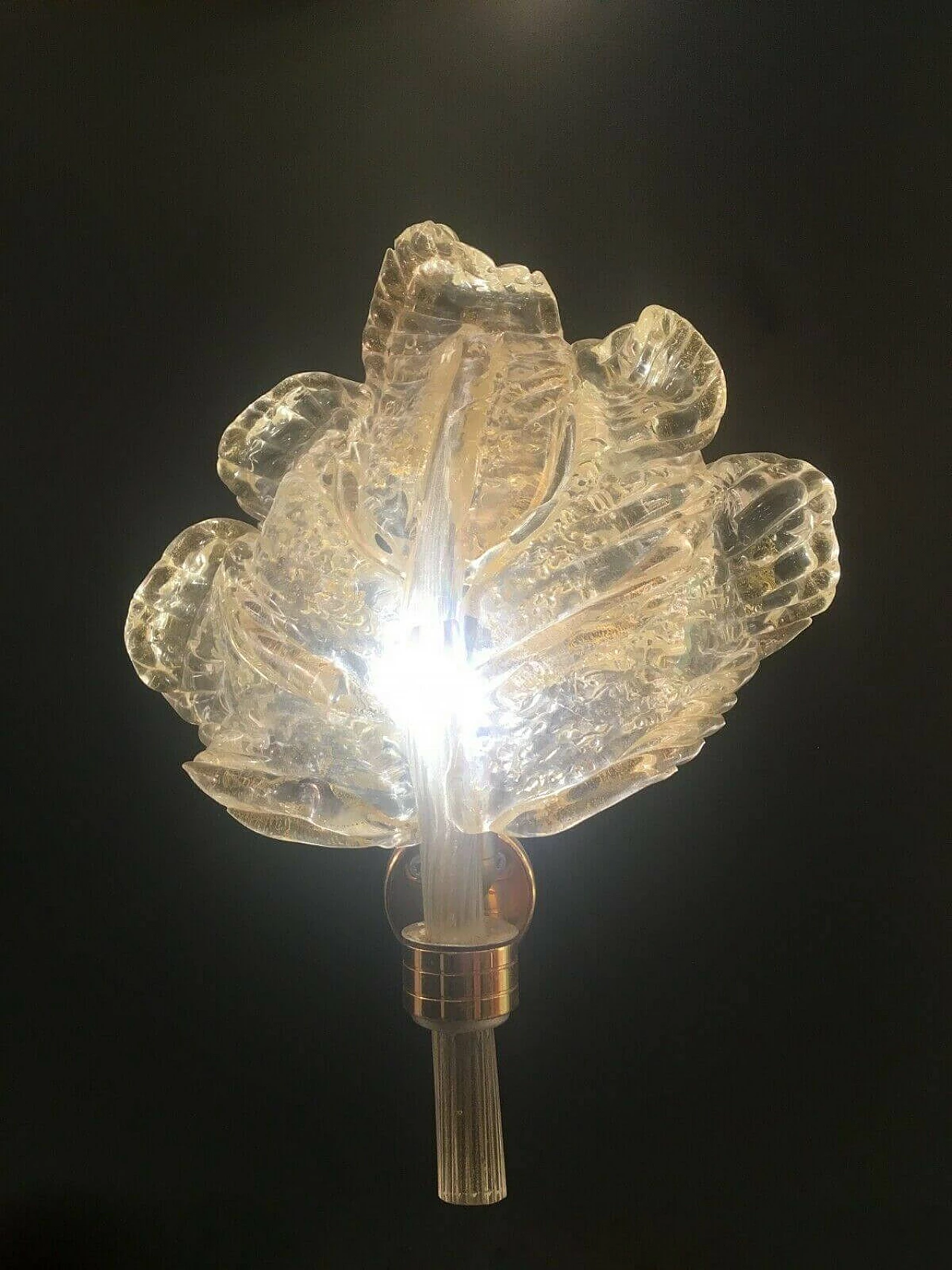 Murano glass wall sconce by Barovier, 70s 1198806