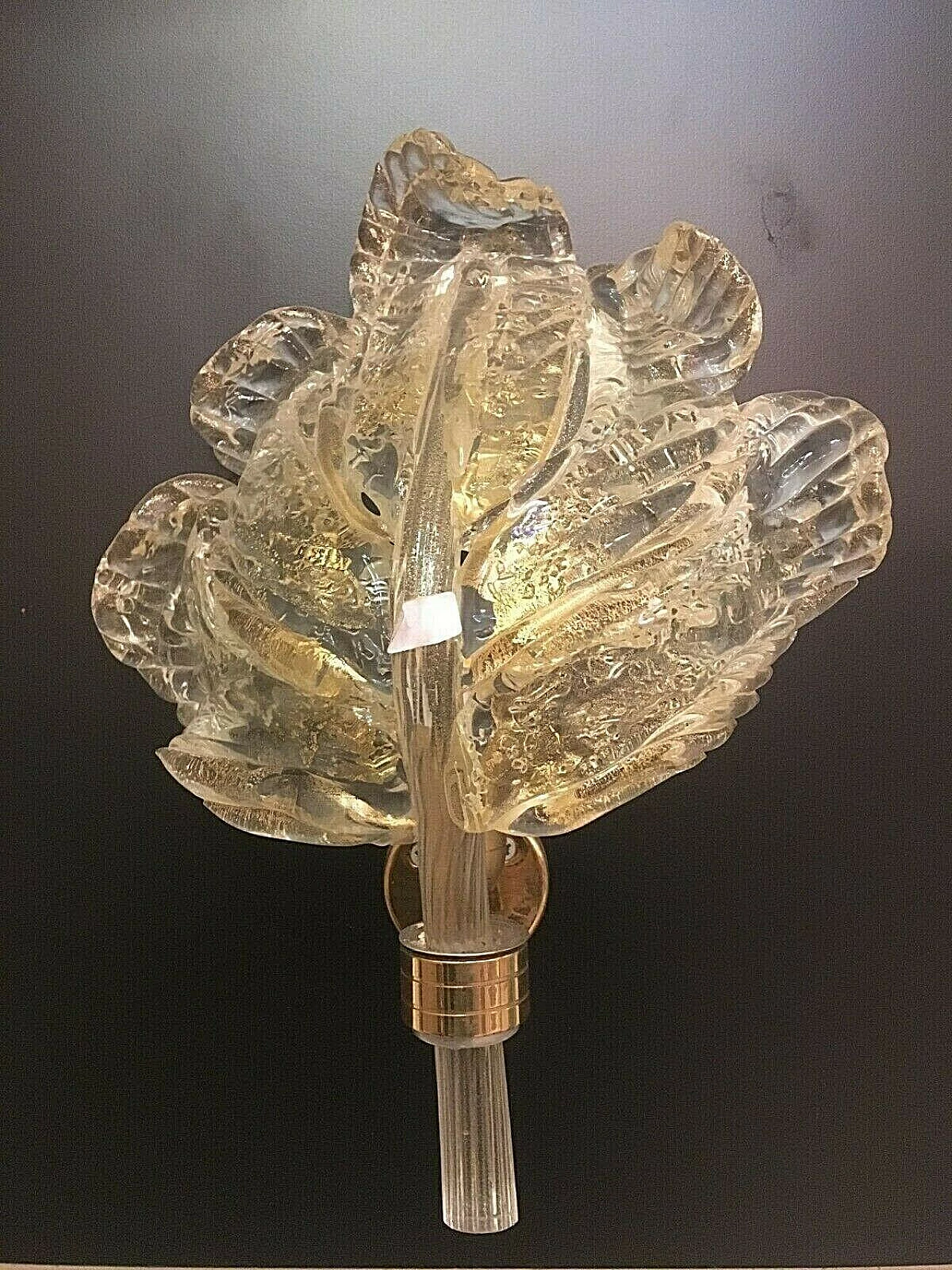 Murano glass wall sconce by Barovier, 70s 1198809