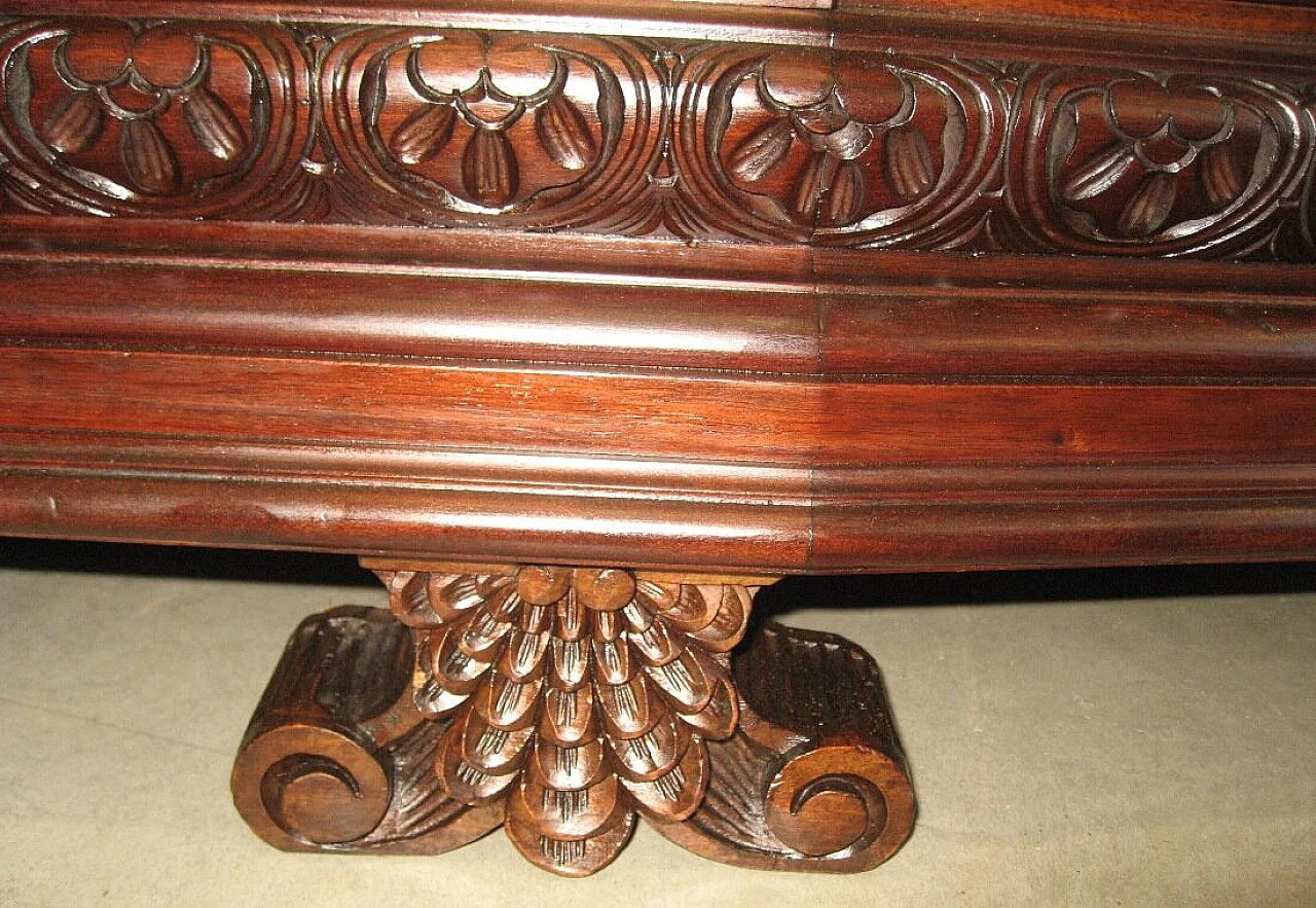 Renaissance style walnut sideboard, early '900 1198978