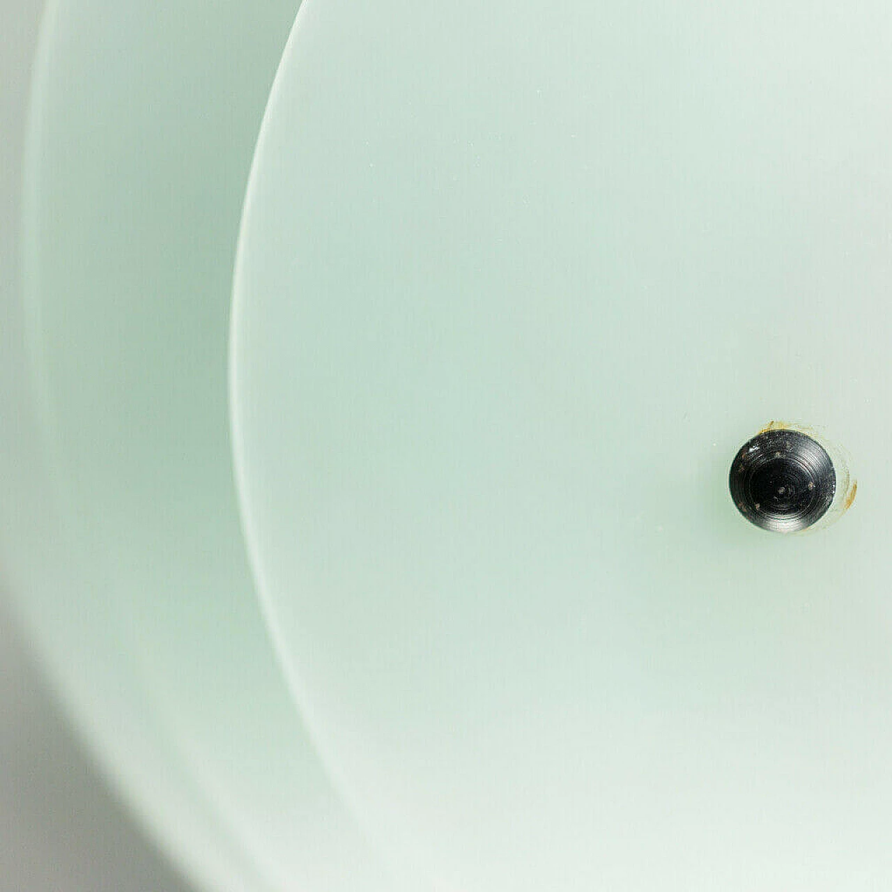 Opaline glass chandelier with 3-light, 1950s 1199035