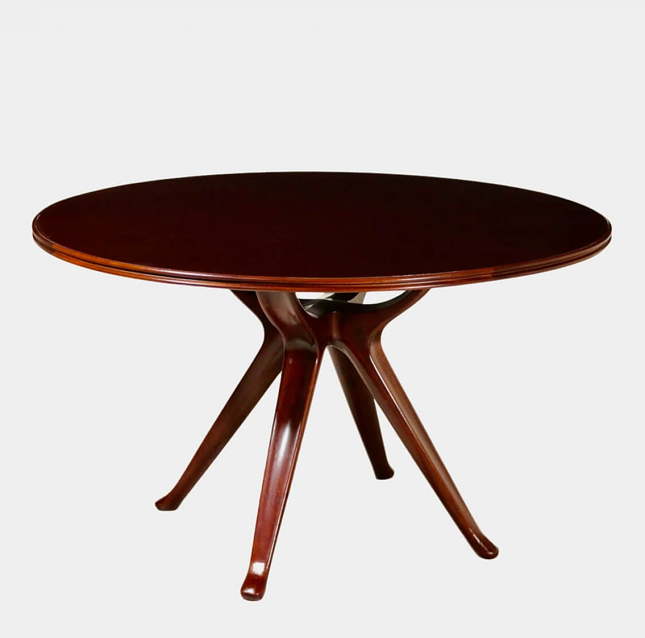 Mahogany table by Osvaldo Borsani for Atelier Borsani, 50s 1199141