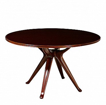 Tavolo in mogano di Osvaldo Borsani per Atelier Borsani, anni '50
