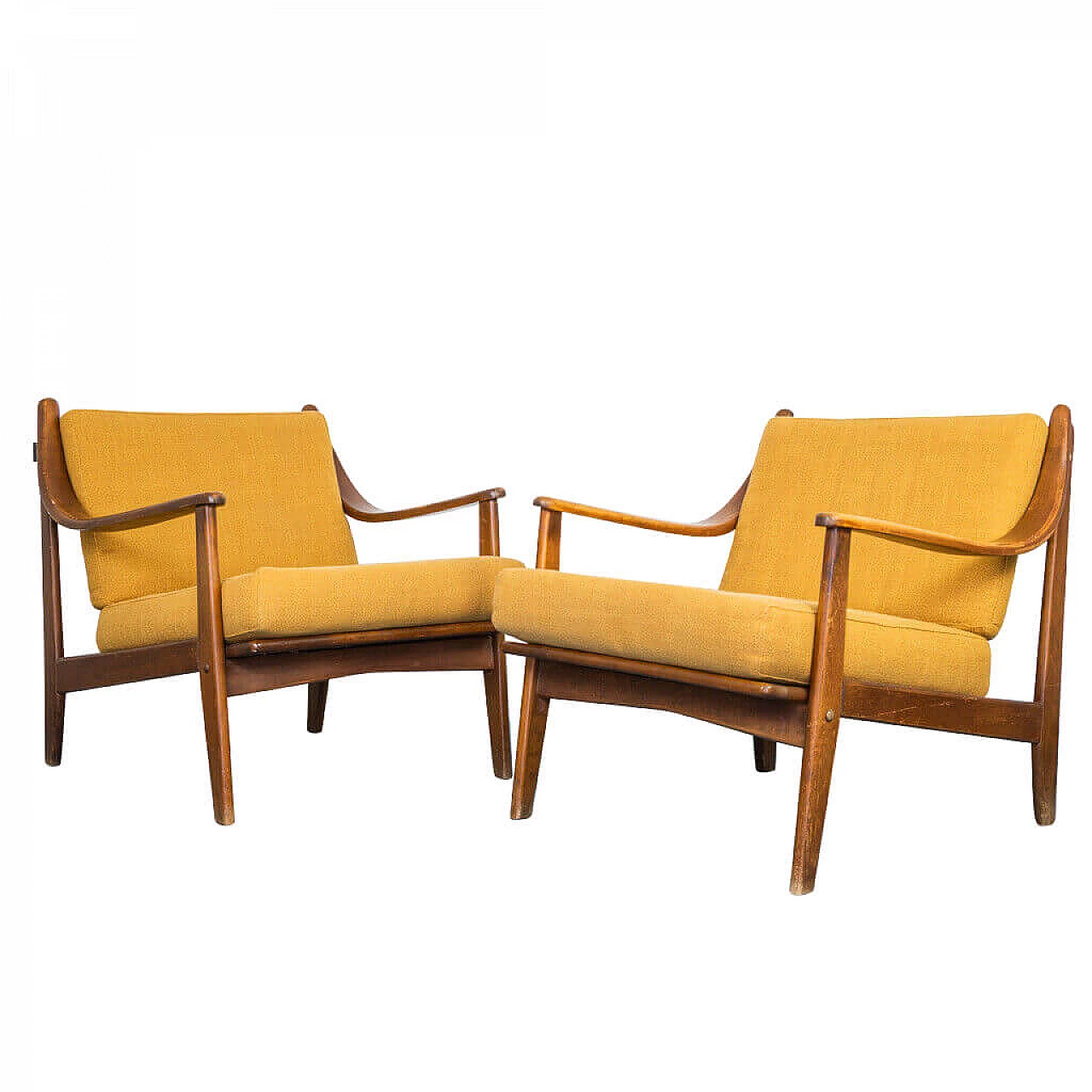 Pair of Scandinavian armchairs, 60s 1199190