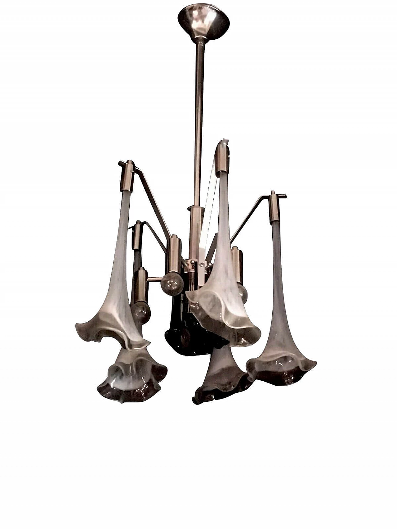 Lampadario in vetro di Murano di La Murrina, anni '80 1199236