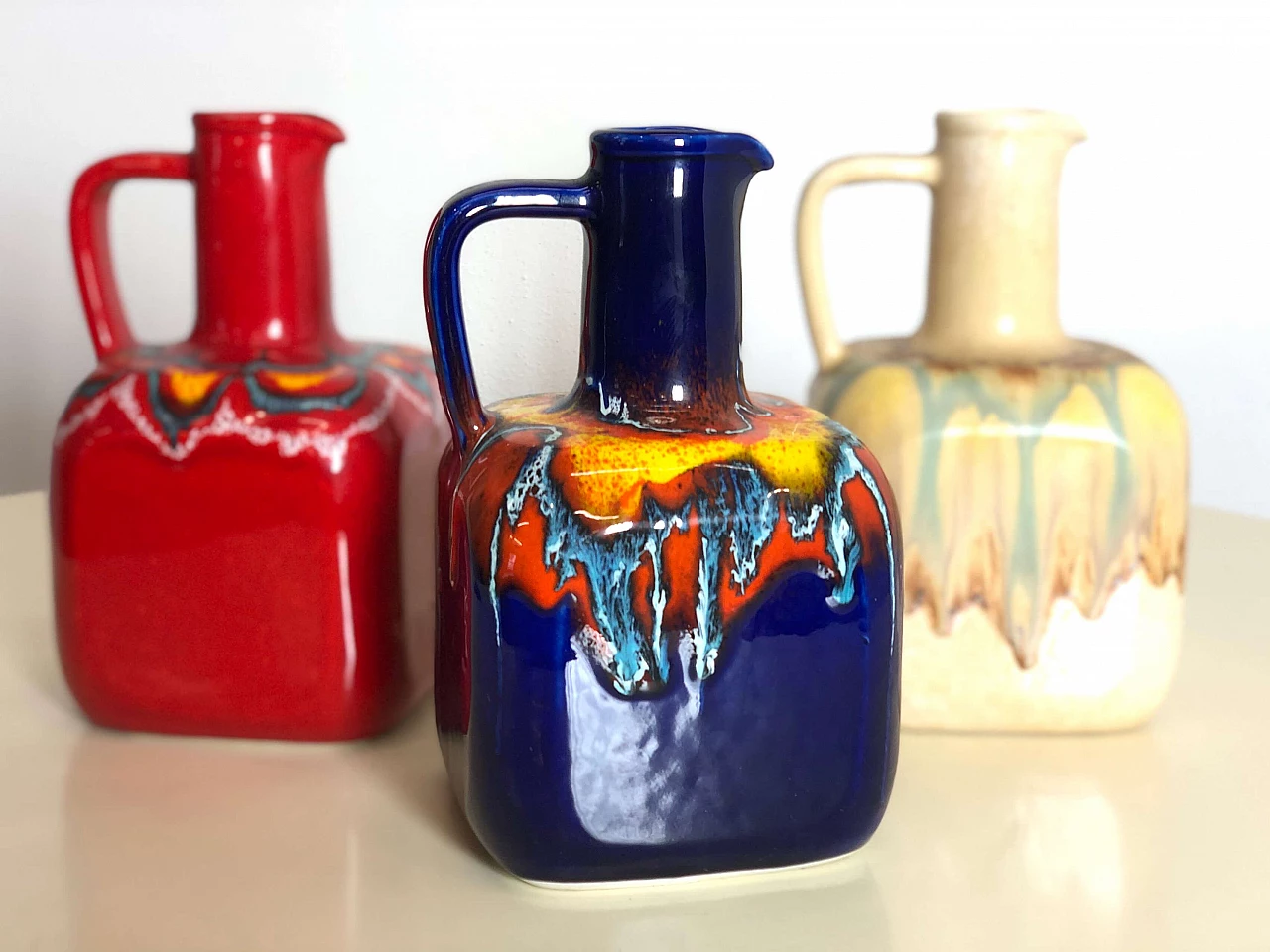 3 Ceramic vases, 70s 1199407