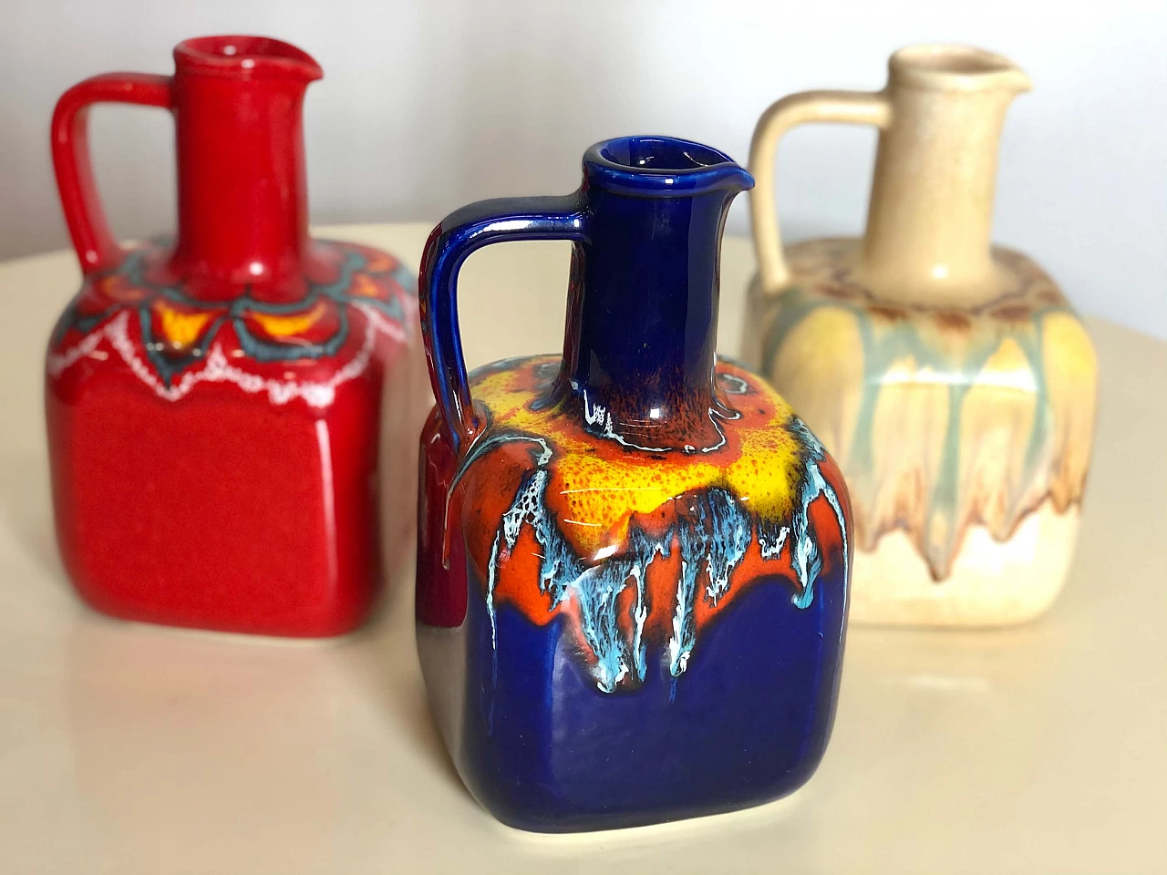 3 Ceramic vases, 70s 1199408