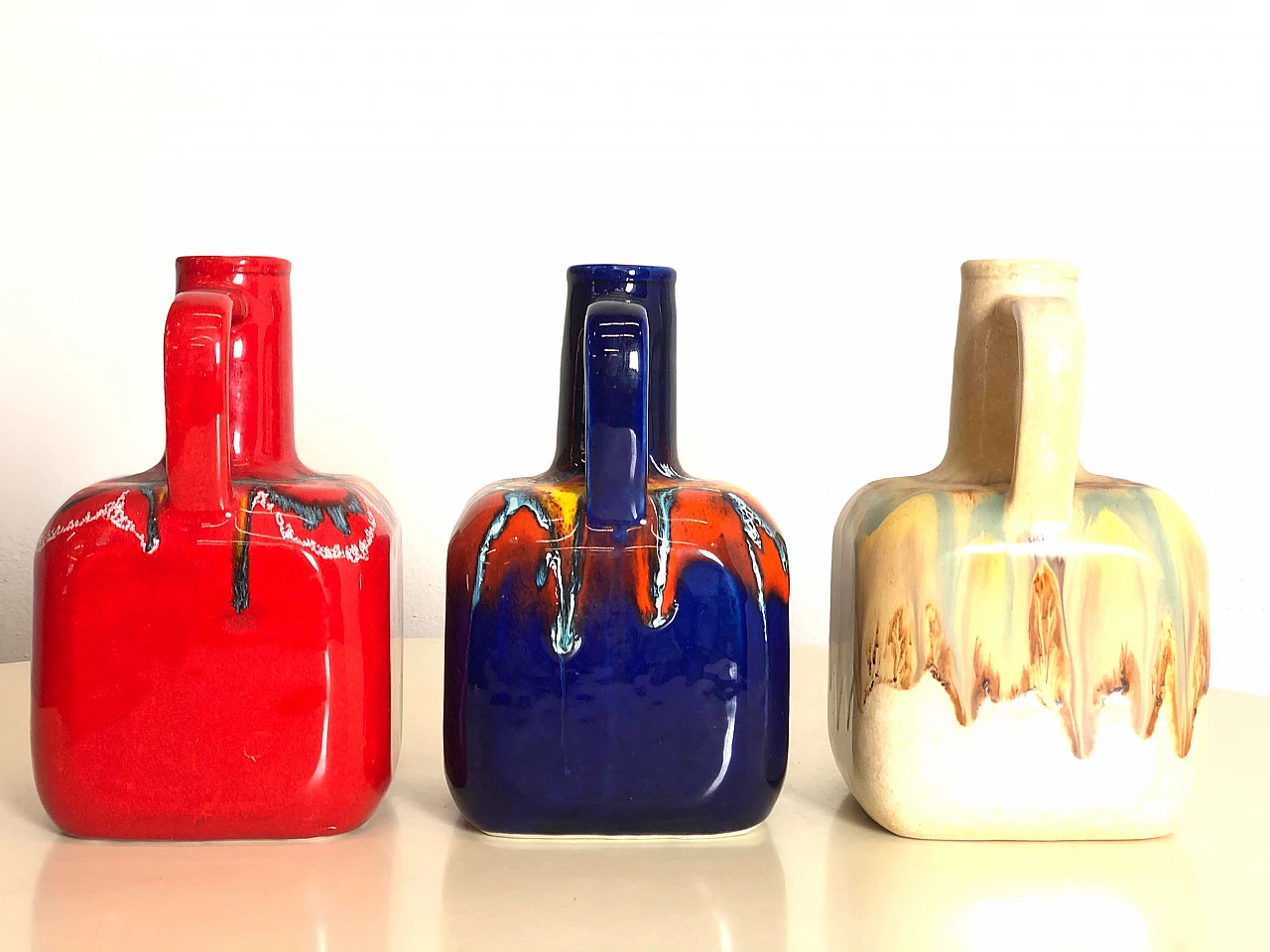 3 Ceramic vases, 70s 1199409