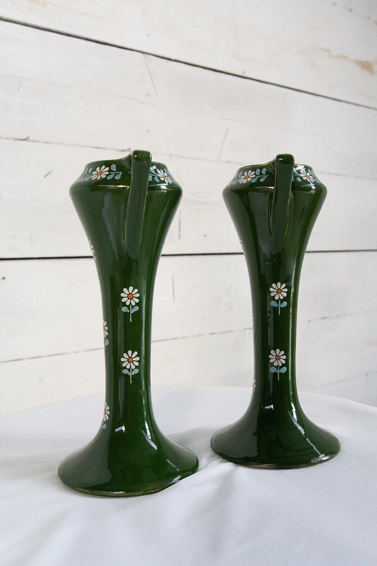 Pair of Barboutine Art Nouveau vases, early '900 1199485