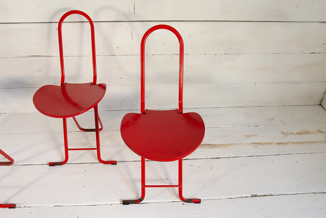4 Folding chairs Dafne by Gastone Rinaldi for Thema, 70s 1199500