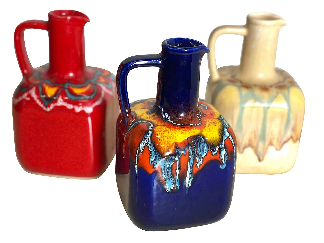 3 Ceramic vases, 70s 1199517