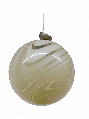Venini pendant lamp in the style of Carlo Scarpa, Murano, 40s