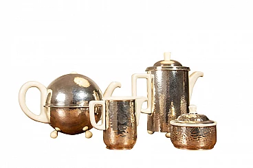 Servizio Art decò Bauhaus 4 pezzi Hutshenreuter WMF atelier Mayer