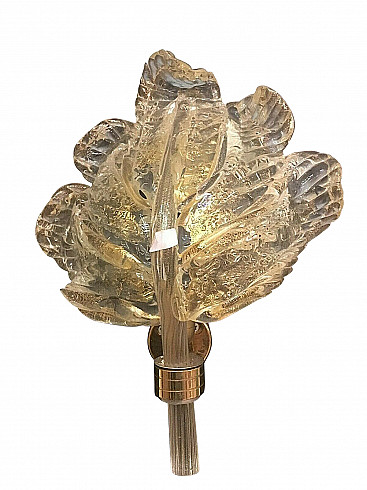 Murano glass wall sconce by Barovier, 70s