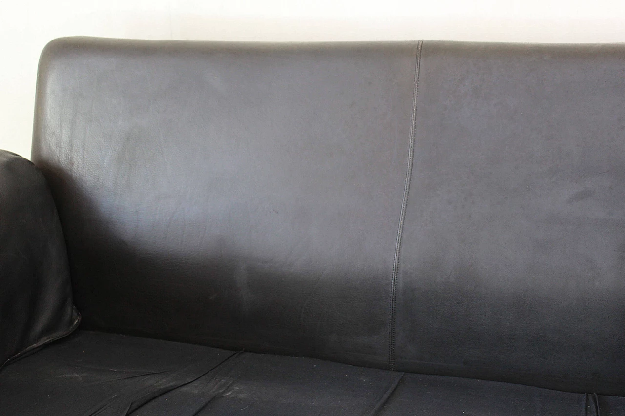 Coronado sofa by Afra and Tobia Scarpa for B&B in vintage brown leather, 1960s 1199817