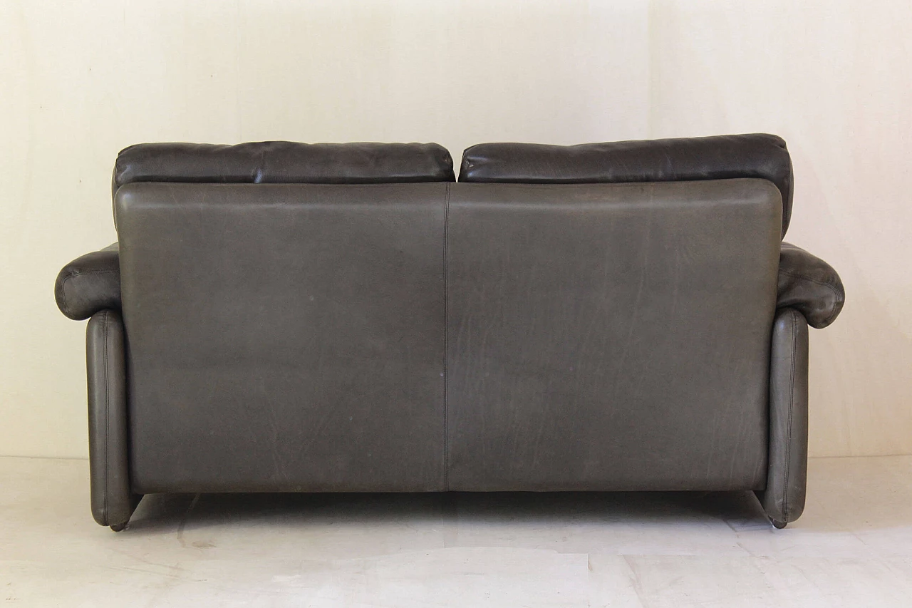 Coronado sofa by Afra and Tobia Scarpa for B&B in vintage brown leather, 1960s 1199828