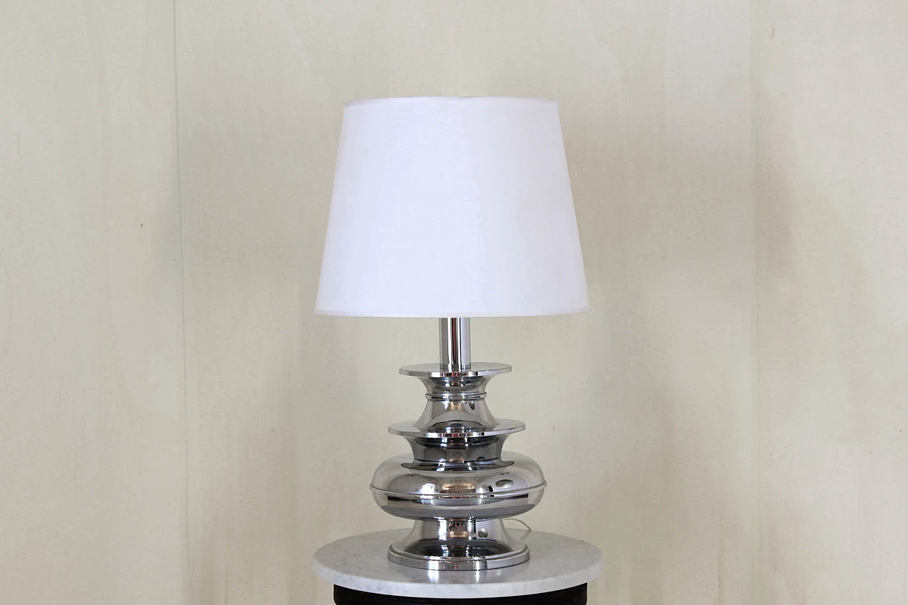 Vintage chromed lamp, 50s 1200004