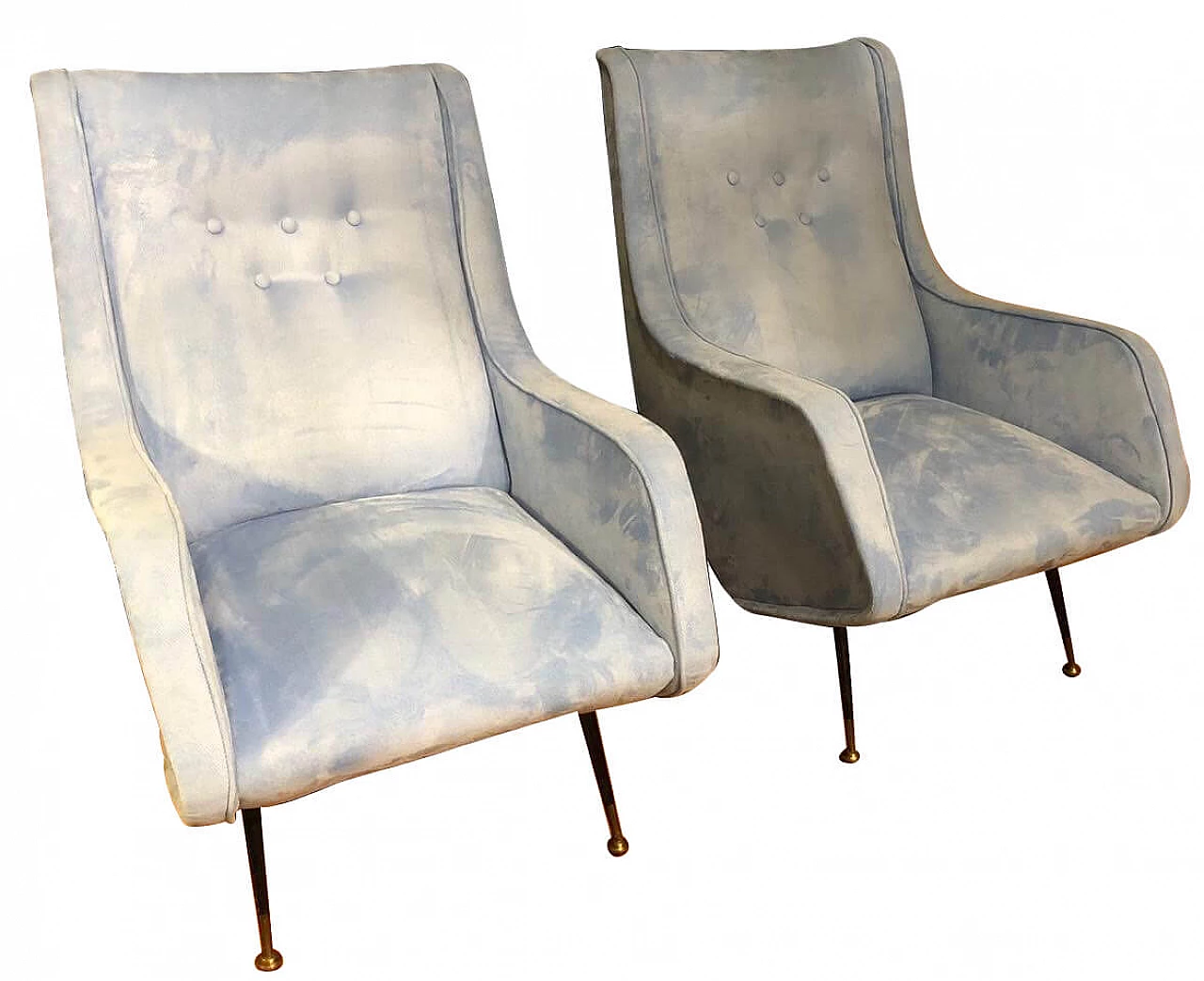 Pair of armchairs by ISA Bergamo, 1955 1200121