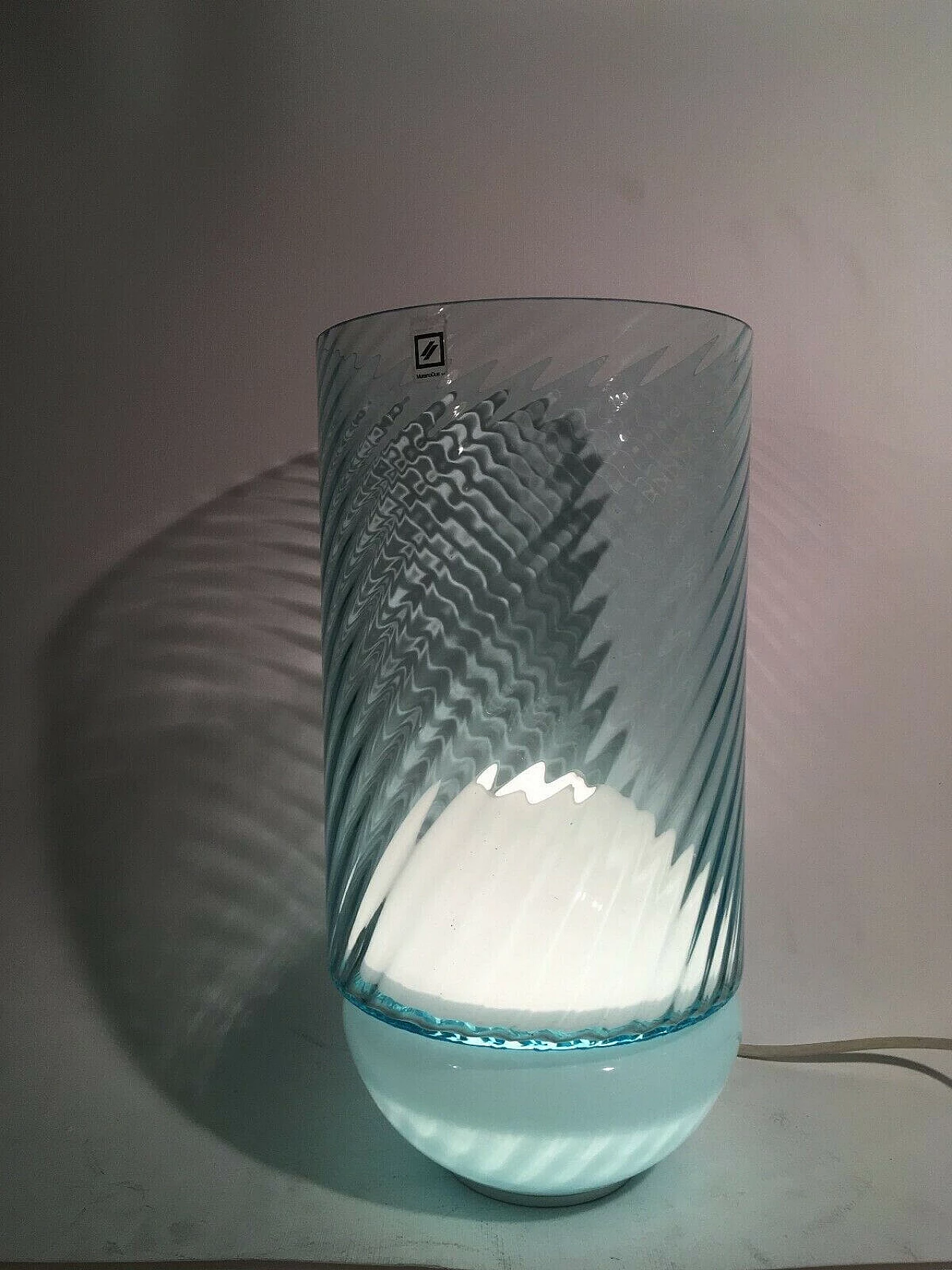 Murano glass table lamp by MuranoDue, 60s 1200538