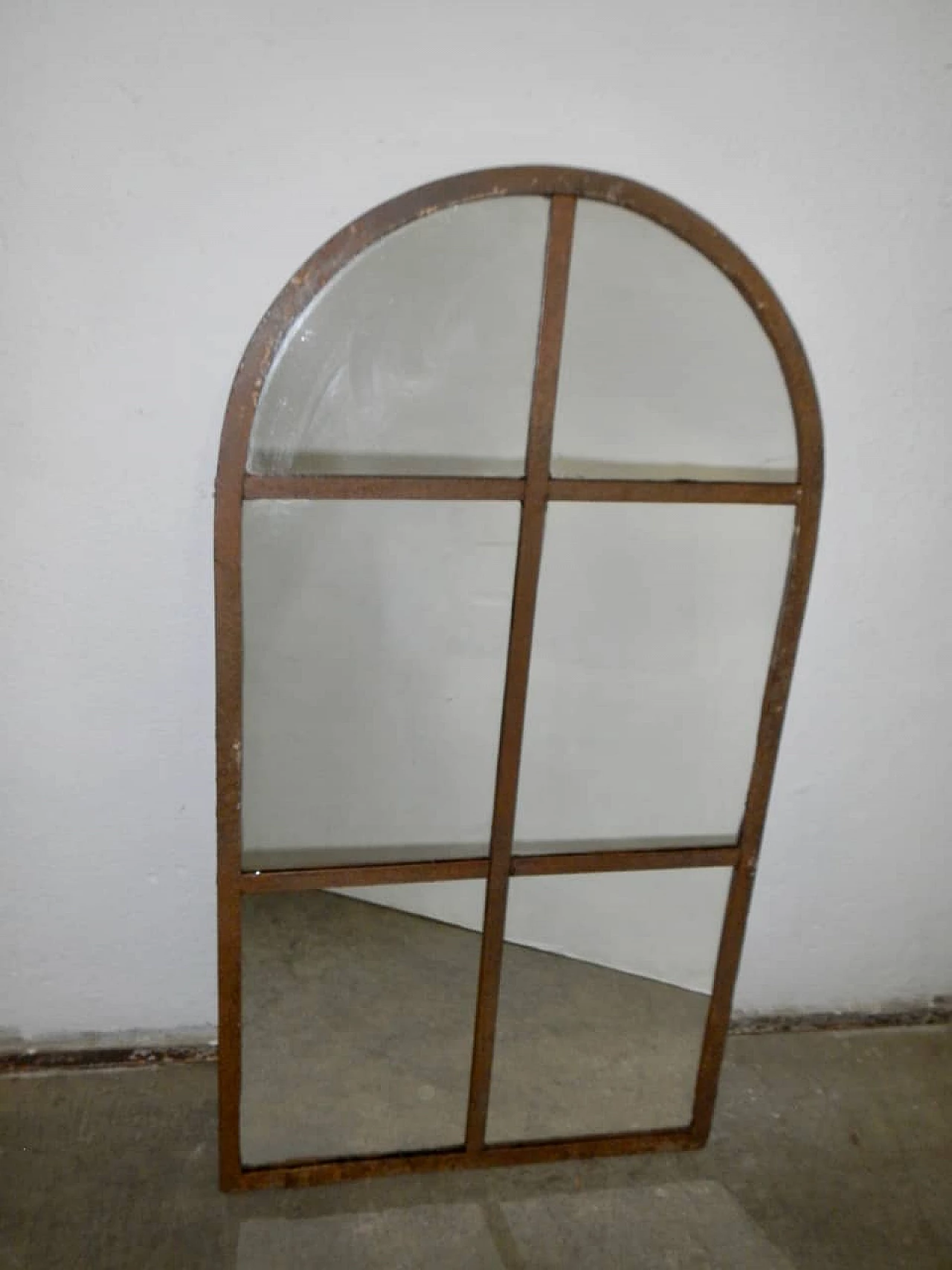 Specchio con telaio in ferro, anni '40 1200665