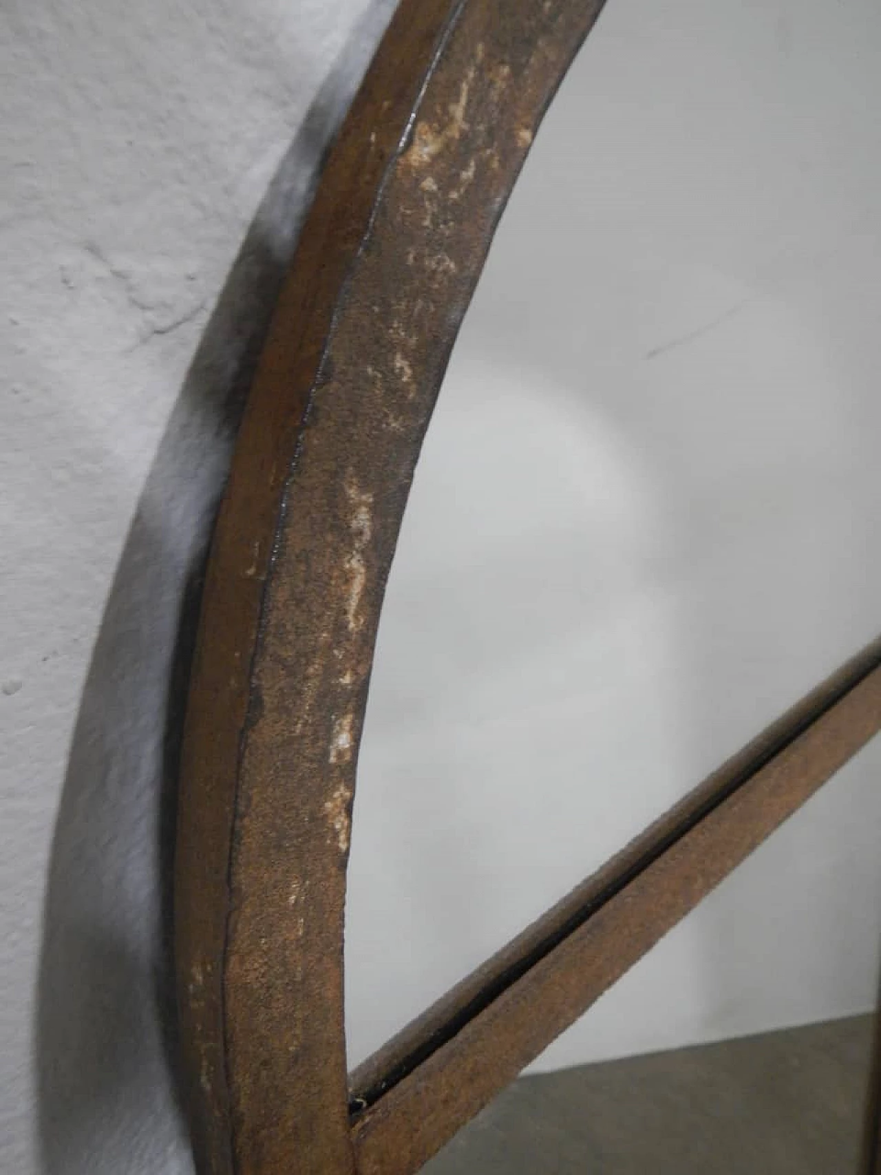 Specchio con telaio in ferro, anni '40 1200669