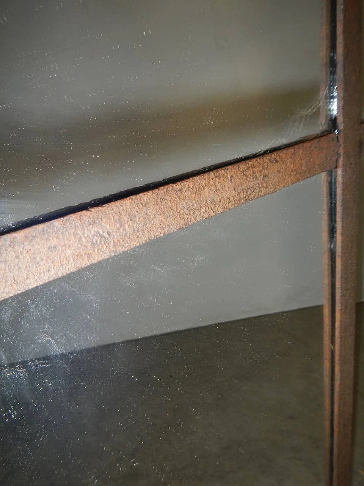 Specchio con telaio in ferro, anni '40 1200670