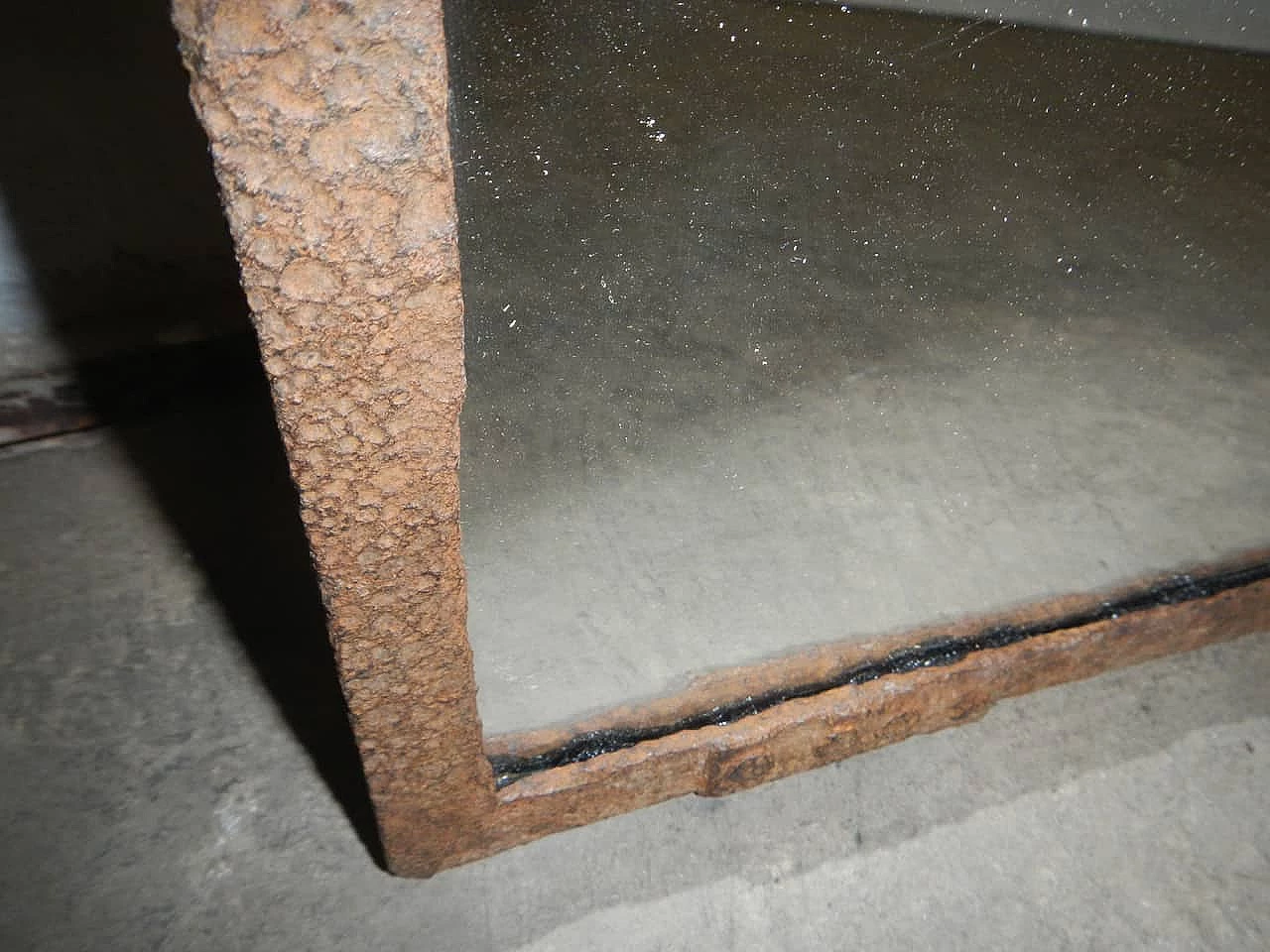 Specchio con telaio in ferro, anni '40 1200675