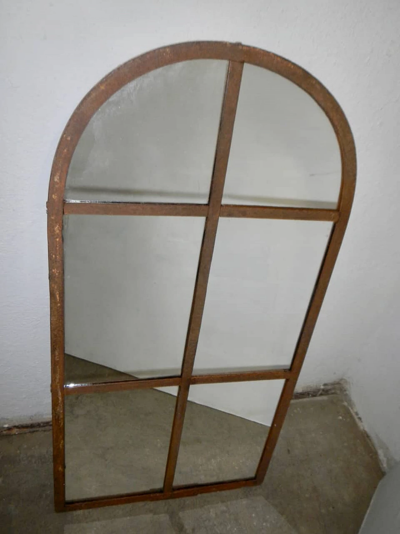 Specchio con telaio in ferro, anni '40 1200678