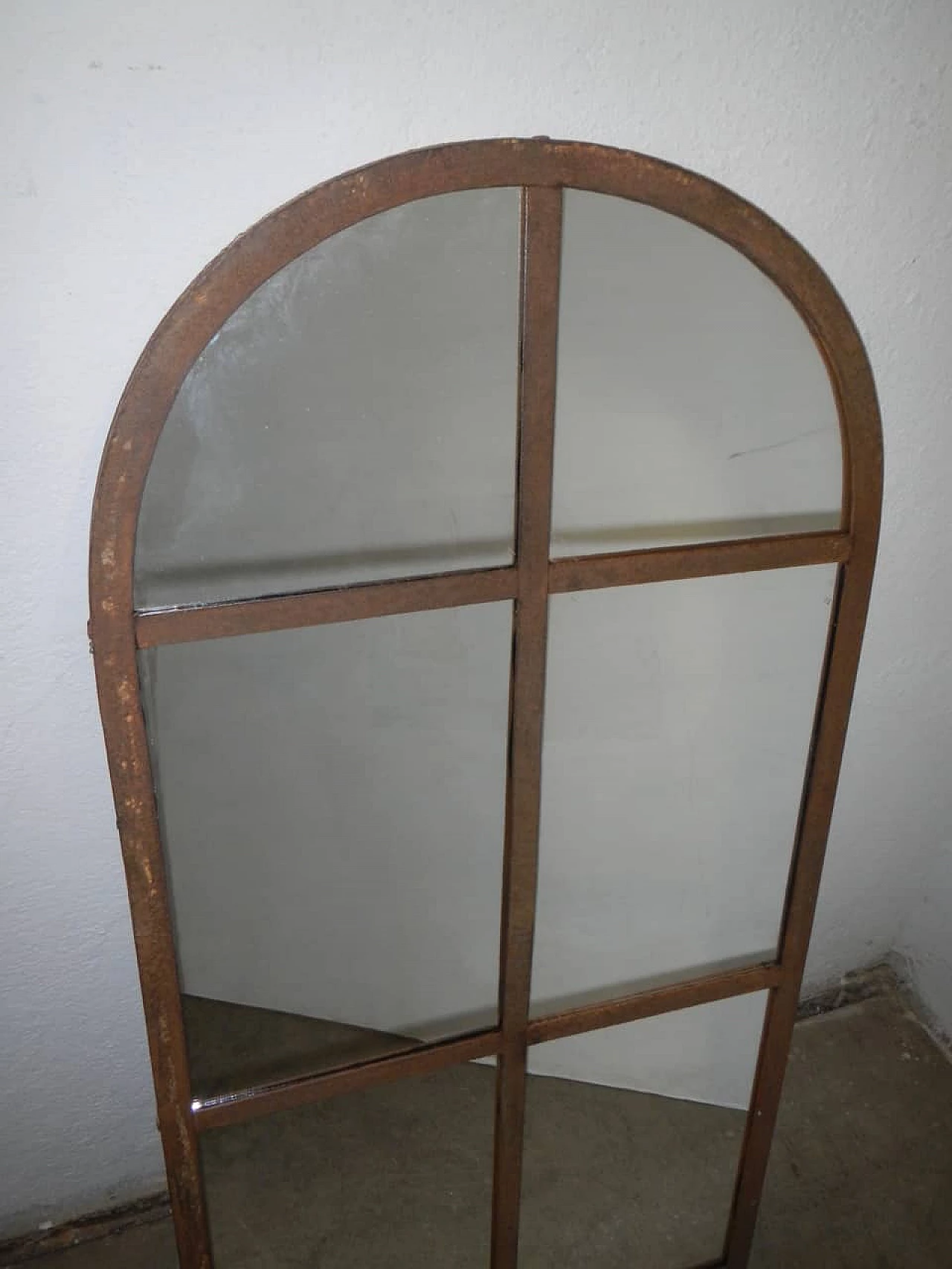 Specchio con telaio in ferro, anni '40 1200679