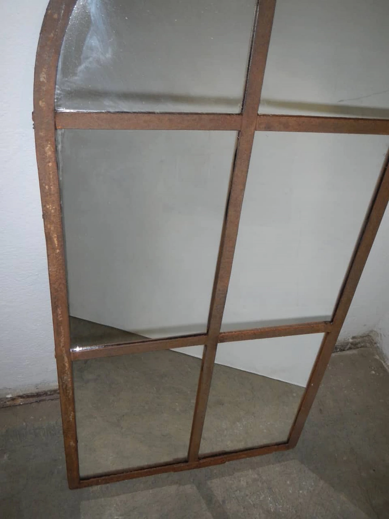 Specchio con telaio in ferro, anni '40 1200680