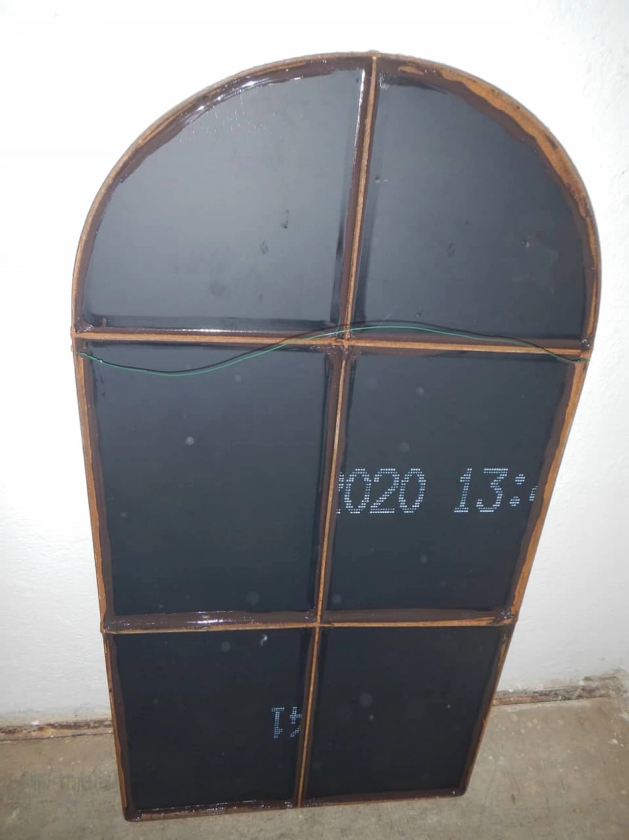 Specchio con telaio in ferro, anni '40 1200687